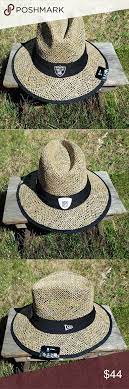 Nfl Oakland Raiders Straw Hat One Size Nwt Nfl Oakland Raiders Straw Hat One Size Fits Most New With Tags N Nfl Oakland Raiders Oakland Raiders Straw Hat