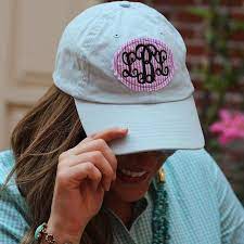 Personalized Women S Baseball Cap Monogram Hats Monogram Baseball Hat Baseball Hats
