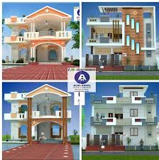 This design can fit in 30x40 sq ft, 30x50 sq ft, 35x40 sq ft plot sizes. 240 3d Front Modern Home Elevation Design Ideas In 2021 House Elevation House Design House