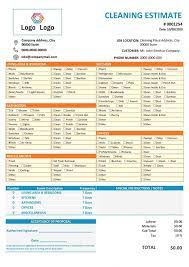 Post Construction Cleaning Proposal Template Estimate Template Proposal Templates Construction Cleaning
