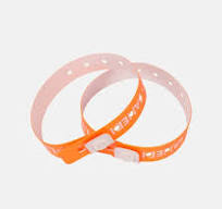 Adjustable PVC Vinyl Wristband NFC Bracelet with RFID Tag Wristband for  Event