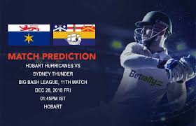 Hur vs six big bash league, hobart hurricanes vs sydney sixers: Hobart Vs Sydney Cricket Prediction Betrally India Blog