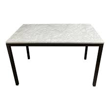When autocomplete results are available use up and down arrows to review and enter to select. West Elm Box Frame Marble Top Dining Table Design Plus Gallery