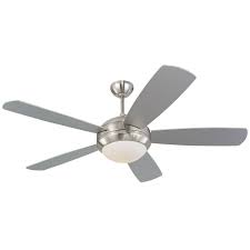 Silver Ceiling Fan With Lights Ceiling Fan Silver Ceiling Fan Ceiling Fan Light Kit