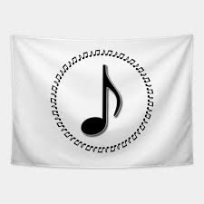 We've included detailed explanations and videos below the key. Eighth Note Music Design Music Notation Tapestry Teepublic