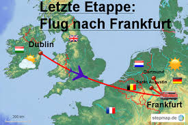 Der idealo flugpreisvergleich findet günstige flugtickets und billigflüge. Stepmap Letzte Etappe Flug Nach Frankfurt Landkarte Fur Deutschland