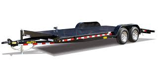 Not in a swaying motion but in an up and down motion that makes loud noises on the tongue. Big Tex Trailers Car Hauler Trailers