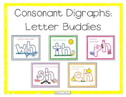 Consonant Digraphs Letter Buddies Consonant Digraphs Digraph Phonics