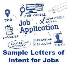 How to write a job application letter. Letter Of Intent For Employment Examples