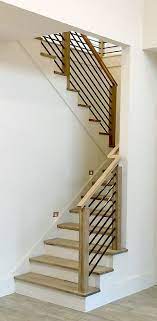 You'll also need balusters — key players in support for the railing, safety and additional style — and newel posts , the main pillar at the front of the staircase also. Modern Stair Railing Only 12 50 Stacked Cap 4000 For 3 1 4 Newels