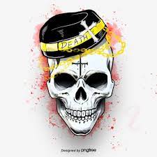 Red Splash Cross Gold Chain Skull And Skull Elements Legend Indian Head Png Transparent Clipart Image And Psd File For Free Download