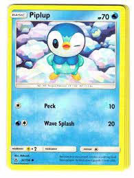 Because it is very proud, it hates accepting food from people. Piplup Ultra Prism 32 156 Value 0 99 22 88 Mavin