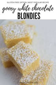 White Chocolate Blondies Gluten Free Option Cbd For Migraine Recipe White Chocolate Blondies Chocolate Blondies White Chocolate Blondies Recipe