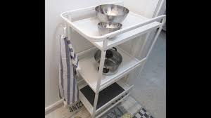 The kitchen is the place where many busy families spend the most time together, and talking or eating around a kitchen island can quickly become part of your family's morning or evening routine. Trolley Ikea Sunnersta For Kitchen How To Assemble Youtube