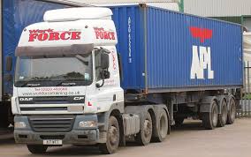 Work Force Daf 85 Cf With Apl Shipping Container October 2014 Shipping Container Trucks Apl