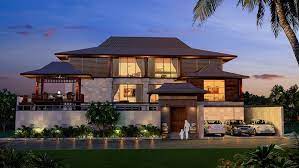 Birou de arhitectura si design interior. Bali Style Roof Modern Dream House Exterior Bali House House Exterior