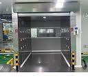 Fast rolling door industrial cargo air shower for clean room