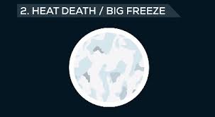 Perhaps the most likely possibility, however, based on current knowledge, is a long, slow decline known as the big freeze (or the big chill or heat death). One Day The Universe Will Die But Why Steemit