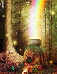 Pin By Elizabeth On Enchanted World Pot Of Gold Rainbow Faeries