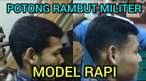 Model rambut ini juga cocok untuk anda jadikan model rambut untuk perpisahan sekolah, gaya rambut terbaik untuk kelulusan. Potong Rambut Militer Cepak 012 Tni Au Youtube
