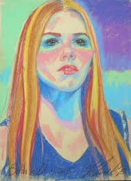 Drawing Beth Gaffney 4-24-15 — The Pretentious Cleveland Portrait Artists.