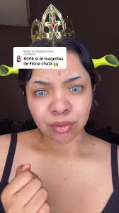 Replying to @tiitaaboniitaa Princess FIONA tutorial 👑 #fiona  #princessfiona #halloweencostume