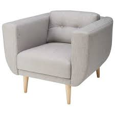 Sillon De Tela Gris Claro Y Abedul Macizo Maisons Du Monde Tissu Fauteuil Tissu Gris Fauteuil