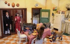 The same distinctive front still intact. Indiana Welcome Center Celebrates A Christmas Story Midwest Wanderer