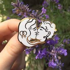 To make soft enamel trading pins, first the metal is formed. My First Time Making Enamel Pins And Of Course They Re Lesbian Actuallesbians