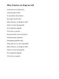 Mos craciun vine la bogdan! Tralala Versuri Mos Craciun Ce Drag Ne Esti