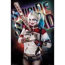 Harley quinn updates on instagram: Suicide Squad Poster Harley Quinn Margot Robbie On Close Up
