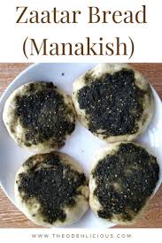 Zaatar Bread Recipe Zaatar Manakish The Odehlicious Recipe Zaatar Bread Recipe Recipes Bread Recipes