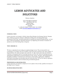 Doc Sample Of A Law Firm Profile Simon Peter Kitimbo Academia Edu