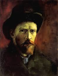Self-Portrait with Dark Felt Hat Vincent van Gogh 1886, Paris, France  Posimpressionism 👍😃