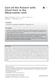 Image result for Chest Pain Observation Unit