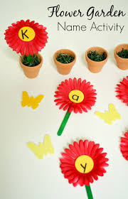 Looking for baby name inspiration? Flower Garden Name Game Fantastic Fun Learning