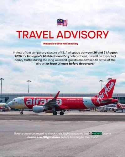 Malaysia is Closing the Sky Over its Biggest Airport for Six Days for National Day