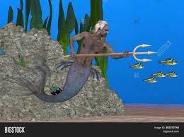 Claudian 28.378, orphic argonautica 337, tzetzes on lycophron 34 & 75. Triton Sea God 3d Image Photo Free Trial Bigstock
