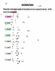 Writing and naming binary ionic compounds worksheet. Kami Export Ionic Bonding Practice Pdf Yeet Ionic Bonding Practice Please Write A Lewis Diagram Equation For The Formation Of An Ionic Compound For Course Hero
