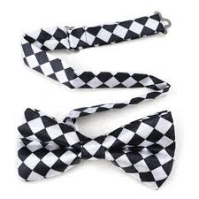 Black And White Diamond Pattern Black And White Diamond Pattern Bow Tie Black And White Man Clip On Bow Ties Pattern Scarf Silk