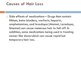 However, a lot of doctors across the globe have heard anecdotal evidence around warfarin use and hair loss. Causes Of Hair Loss Causes Of Hair Loss Hair Loss Is One Of The Body Changes That Most People Fear Of Just Like Menopause Hair Loss Can Easily Divulge Ppt Download