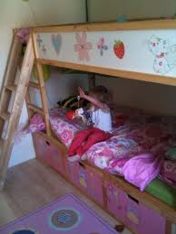 Fairy Princess Treehouse Kura Bunk Beds With Stuva Storage Habitaciones Infantiles Cama Kura Literas Ikea