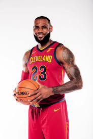 Lebron James Poses During Media Day At Cleveland Clinic Courts On September 25 2017 In Independence Ohio King Lebron James Lebron James King Lebron