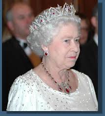 The central diamonds in the flowers can be replaced with five sapphires. Queen Elizabeths Treasure