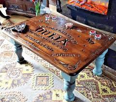 The leg, on the other hand, was handcrafted through careful milling. 9 Future Living Room Ideas Ouija Board Ouija Horror Decor
