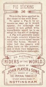 Pig Sticking | Faithful Readers