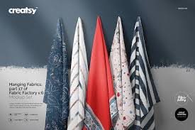 Hanging Fabrics Mockup 17 Ff V 6 Hanging Fabric Fabric Factory Mockup