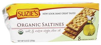 Probably the most popular cracker brand in the country, skyflakes gives you relatively thicker crackers each divided into three sections. Buy Suzie S Organic Saltines Salt Extra Virgin Olive Oil 8 8 Oz At Luckyvitamin Com