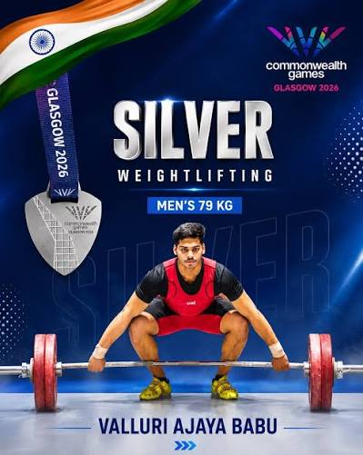 Ajaya Babu Commonwealth Games 2026 silver medal