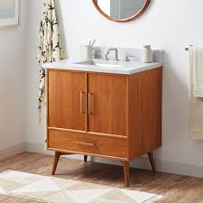30 Novak Teak Vanity With Undermount